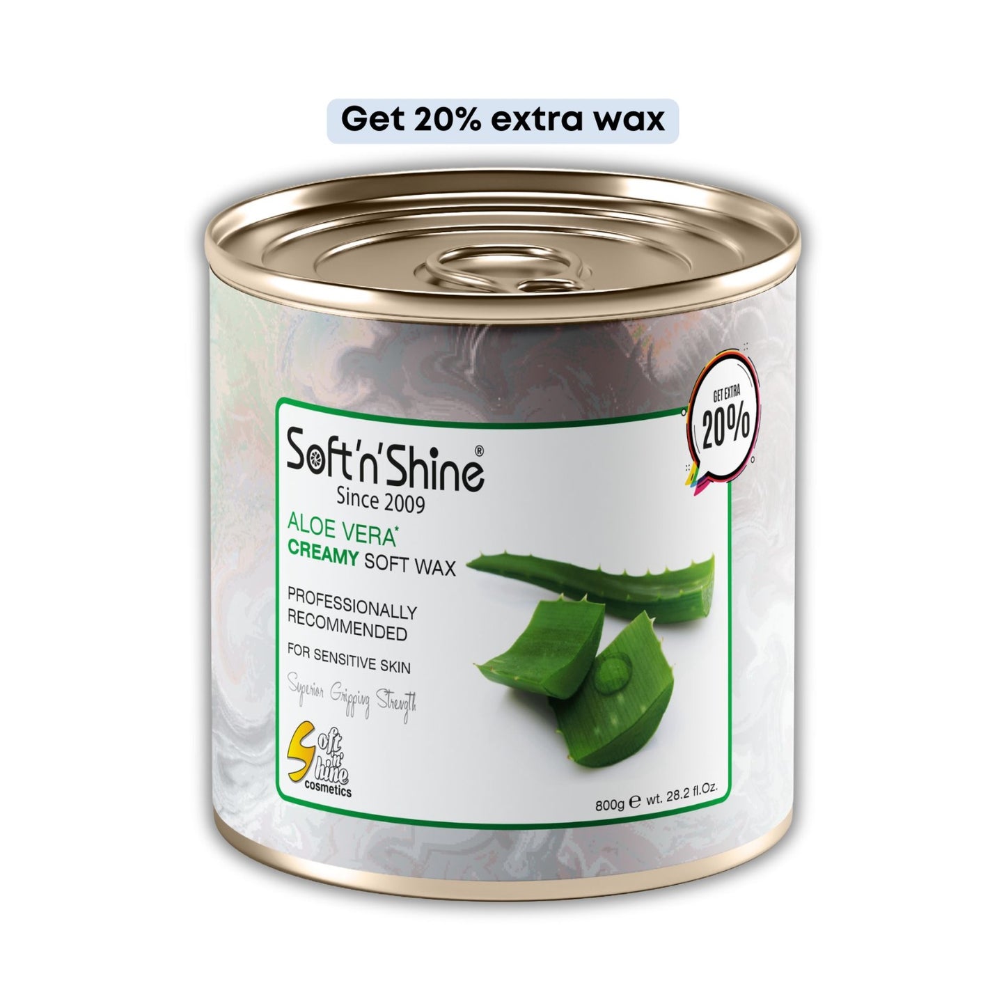 Hydrosoluble Wax - Aloe Vera 800Gm