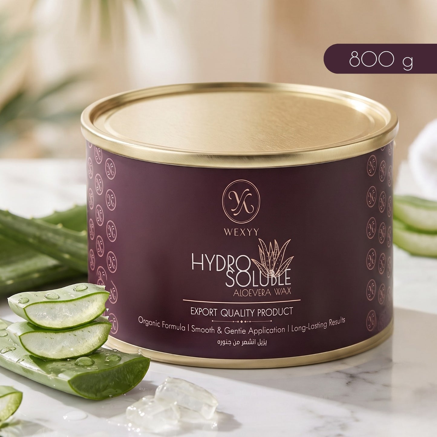 Hydrosoluble Wax - Aloe Vera 800Gm